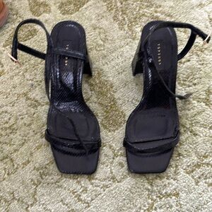 Top shop Black Strap Heels